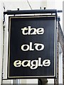 Sign for The Old Eagle, Royal College Street, NW1