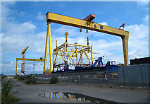 J3575 : The most famous cranes in Belfast by Mr Don't Waste Money Buying Geograph Images On eBay
