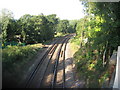 Railway to Bat and Ball Station, from the A225