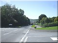 The road down to Llanbadarn Fawr