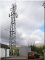 Telecom mast at the Braes of Ullapool