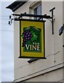 The Vine pub sign, 131 Ombersley Road, Worcester