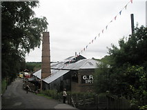SJ6903 : Ironworks chimney at Blist Hill Open Air Museum by Basher Eyre