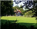 Large house near Ansteadbrook as seen from bridleway