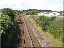 NS8579 : Edinburgh and Glasgow Railway by Richard Webb