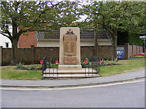 TM3055 : Wickham Market War Memorial by Geographer