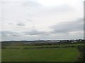 View across farmland towards Malltraeth