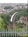 Railway in Chatham, seen from the Great Lines