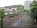 Footbridge over the railway