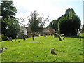 A verdant churchyard at St Mary, Adderbury