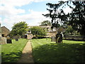 Path within the churchyard at St Peter and St Paul, Steeple Aston (3)