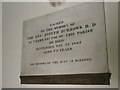 Memorials in the chancel at St Peter and St Paul, Steeple Aston (3)