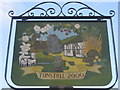 Close-up of Tunstall Village Sign