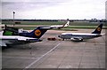 TQ0775 : Heathrow Airport from the Queen's Building by Steve Daniels