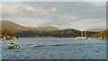 Passage between Eilean Horrisdale and the mainland at Badachro