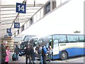 The forecourt of the Europa Bus Station off Victoria Street