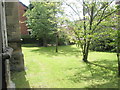 A verdant churchyard at st John