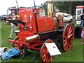 Steam fire engine.