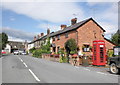 The A480 runs through Lyonshall