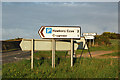 Road signs at junction on B3276