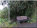 Memorial bench for Primrose Colliery disaster