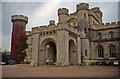 Front entrance to Eastnor Castle