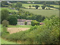 Lower Farm from the footpath up the hill