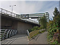 Footpaths and gantry, Windsor Quay - Cardiff