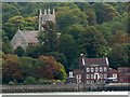 TQ7568 : St Mary's old church, Chatham from across the river by Stephen Craven