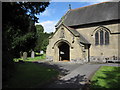 Pathway and porch of Christ Church, Rossett