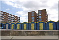 Colour Co-ordinated Beach Huts, Minnis Bay