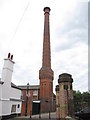 Soames Brewery chimney, Tuttle Street/Stryt Twtil, Wrexham