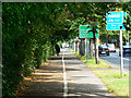 Road signs, Lansdown Road, Cheltenham