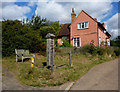 Village pump and cottage, Kersey