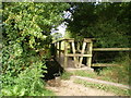 A bridge on the public footpath south of Albrighton