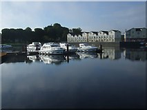 M9399 : Hire craft moorings at Carrick on Shannon by Adie Jackson