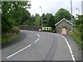 Approaching a sharp bend on Woodilee Road