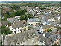 SU0993 : View north-east from St Sampson's tower, Cricklade by Brian Robert Marshall
