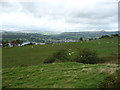 View of part of Bala town from the hills