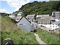 Portloe - houses near the harbour