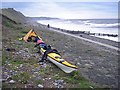 Waiting out the storm at St Bees.