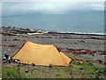 Overnight camp at Trwyn y Penrhyn