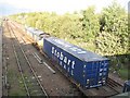 Containers leaving Grangemouth