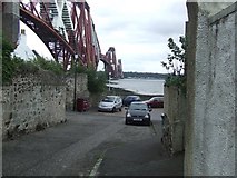 NT1380 : Chapel Place towards Battery road and Forth Bridge by Mal Evans