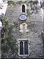 Church clock and tower, St. James The Great Staple