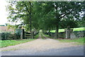 Driveway to the cemetery