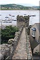 Town Walls descending to the Afon Conwy