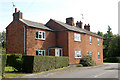 Brick-built cottages in Bourton-On-Dunsmore