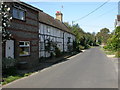 Damerham, half-timbered cottages