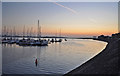 Sunrise at the Mouth of the River Ely and Cardiff Bay